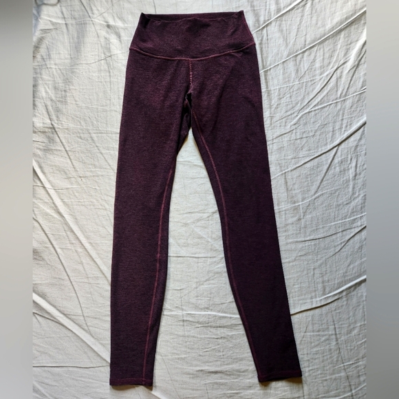 ALO Purple High-Waisted Leggings - Picture 1 of 5